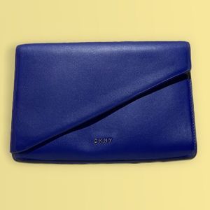 DKNY Blue Clutch Bag